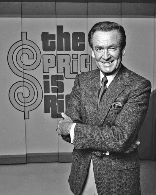 Tv Host Bob Barker Glossy Keychain Emmy Award Print The Price Is Right Keychain