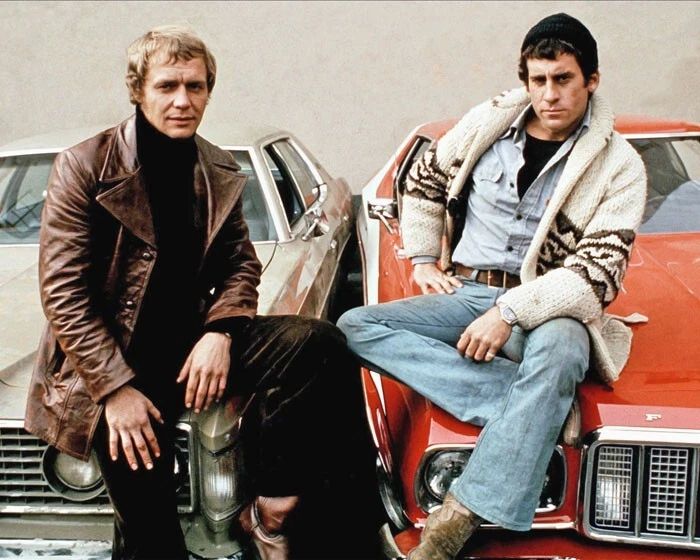 Tv Series Starsky And Hutch Glossy Keychain Television Show Print