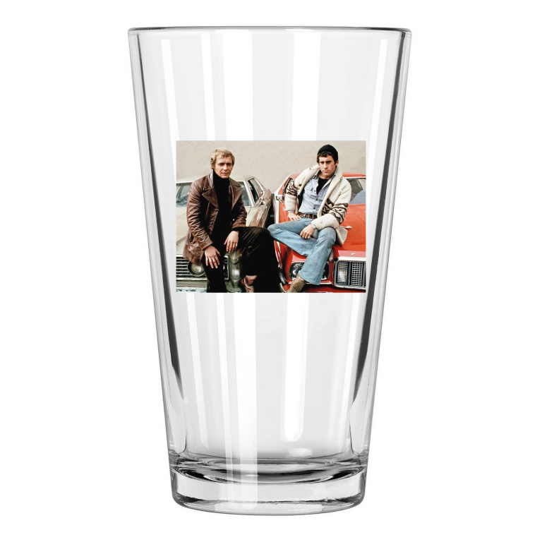 Tv Series Starsky And Hutch Photo Television Show Pint Beer Drinking Glass
