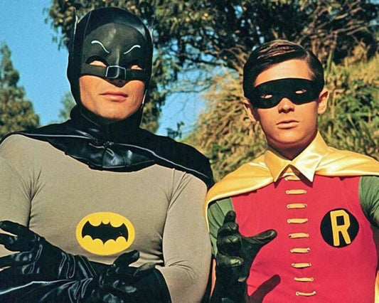 Tv Show Batman Glossy Photo Poster Adam West And Burt Ward (Robin) Print 1