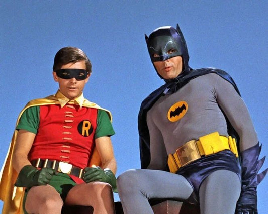 Tv Show Batman Glossy Keychain Keychain Adam West And Burt Ward (Robin) Print 2