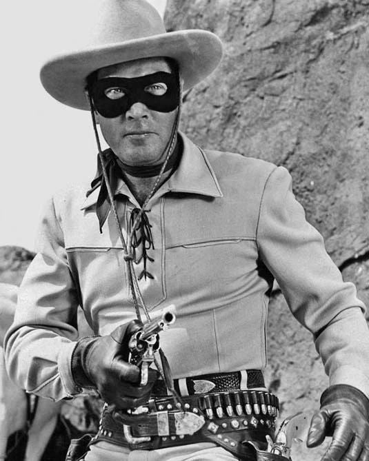 Tv Show Clayton Moore As The Lone Ranger Glossy Magnet Magnet Western Print