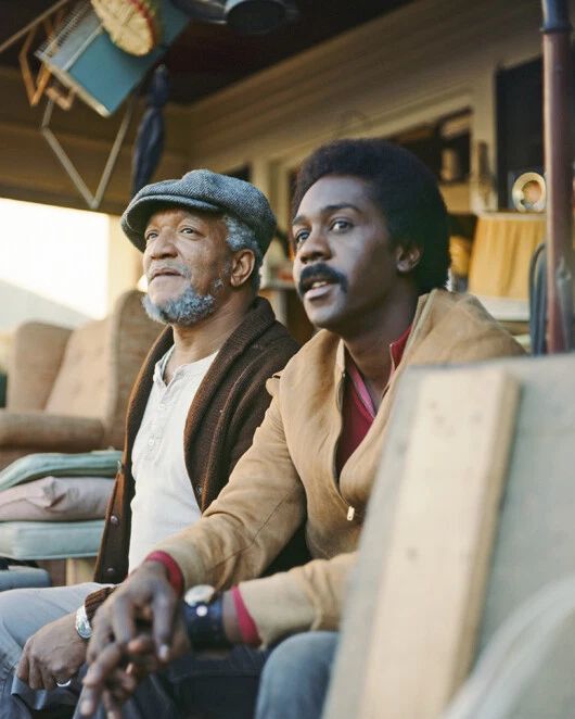 Tv Show Sanford And Son Glossy Keychain Redd Fox And Demond Wilson Print