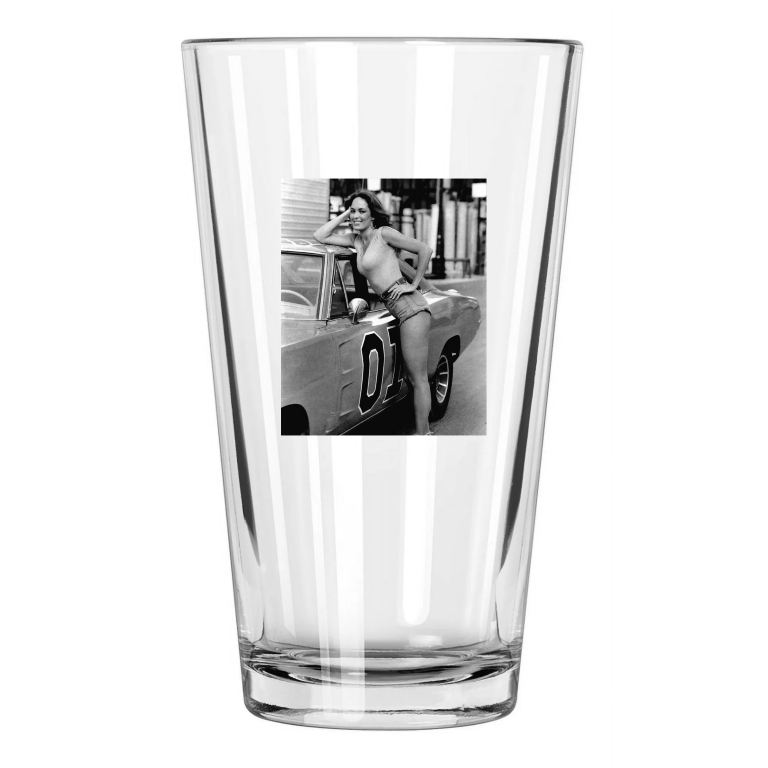 Tv Show The Dukes Of Hazzard Daisy Duke Catherine Bach Pint Beer Drinking Glass