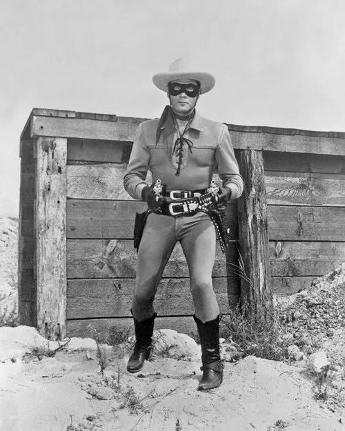 Tv Show The Lone Ranger Glossy Magnet Clayton Moore Magnet Western Print