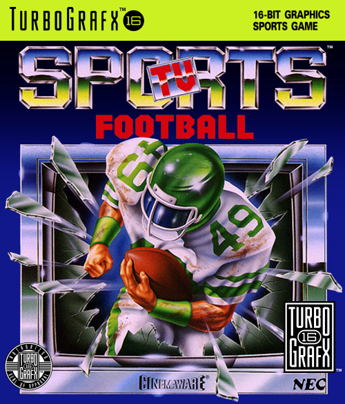 Tv Sports Football Turbografx 16 Print Poster