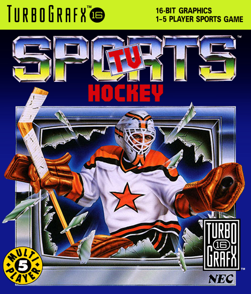 Tv Sports Hockey Turbografx 16 Print Poster