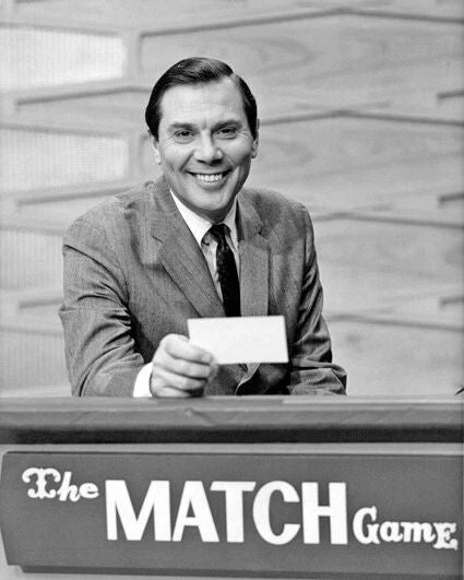 Tv Show The Match Game Host Gene Rayburn Photo Print Glossy Poster