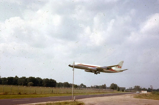 Twa Trans World Airlines Cv 880 Dayton Ohio Airport Retro Picture Photo
