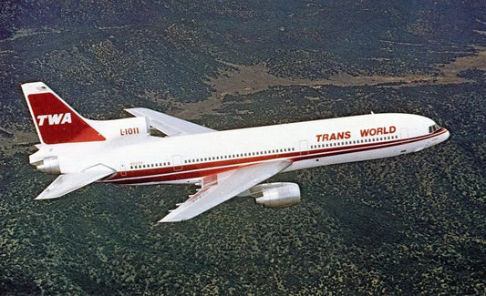 Twa Trans World Airlines L 1011 Kansas City Missouri Retro Picture Photo