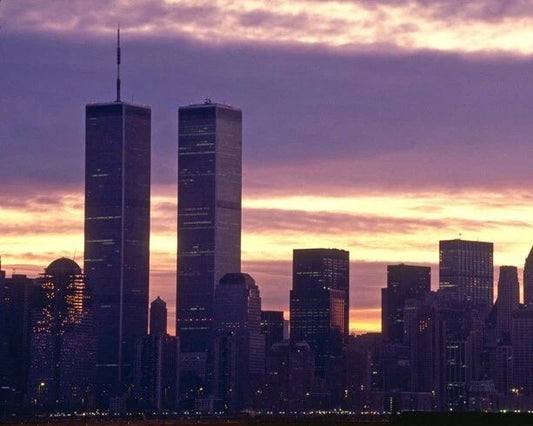 Twin Towers World Trade Center Glossy Magnet Manhattan New York City Print 3