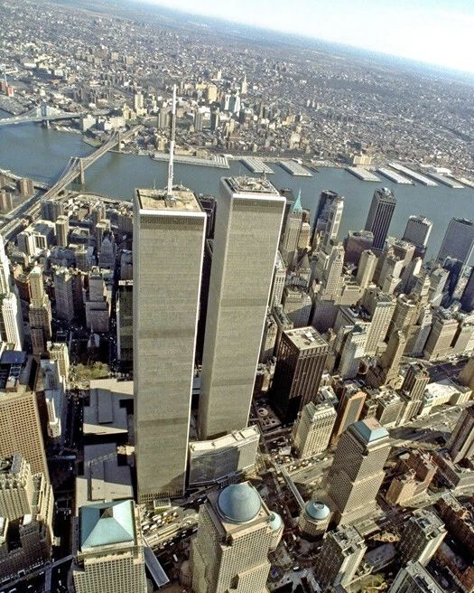 Twin Towers World Trade Center Glossy Keychain Manhattan New York City Print 4
