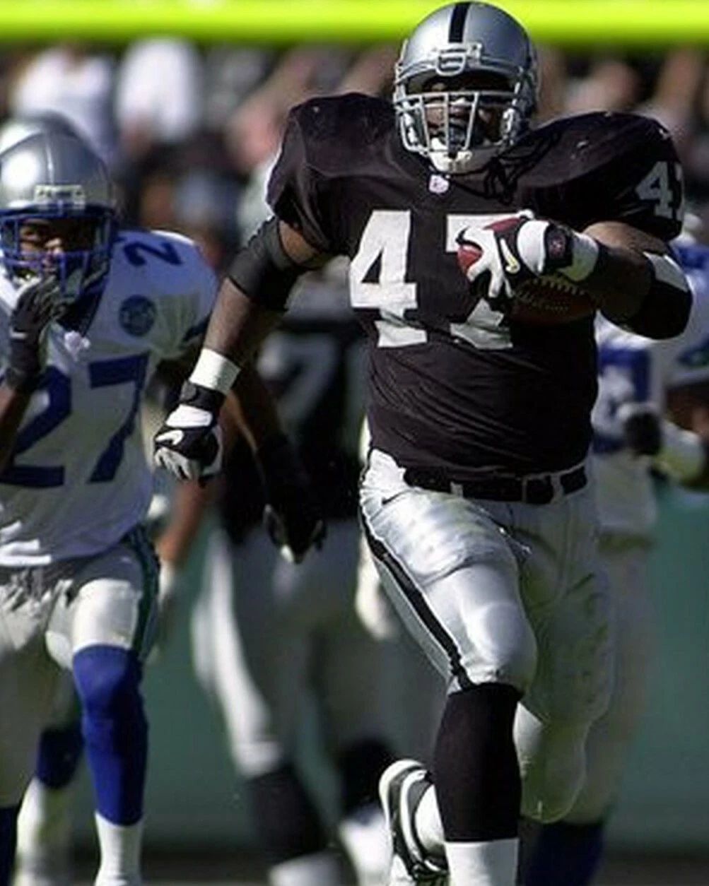 Tyrone Wheatley Magnet Oakland Raiders Picture Nfl Football Game Action
