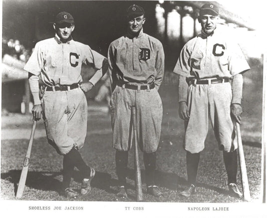 Ty Cobb Napoleon Lajoie Joe Jackson Keychain Detroit Tigers Baseball Picture