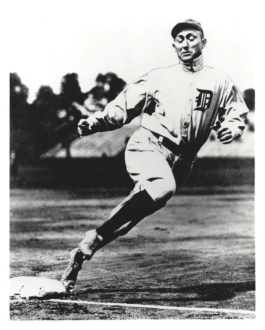 Ty Cobb Magnet Detroit Tigers Baseball Picture Rounding Base Mlb