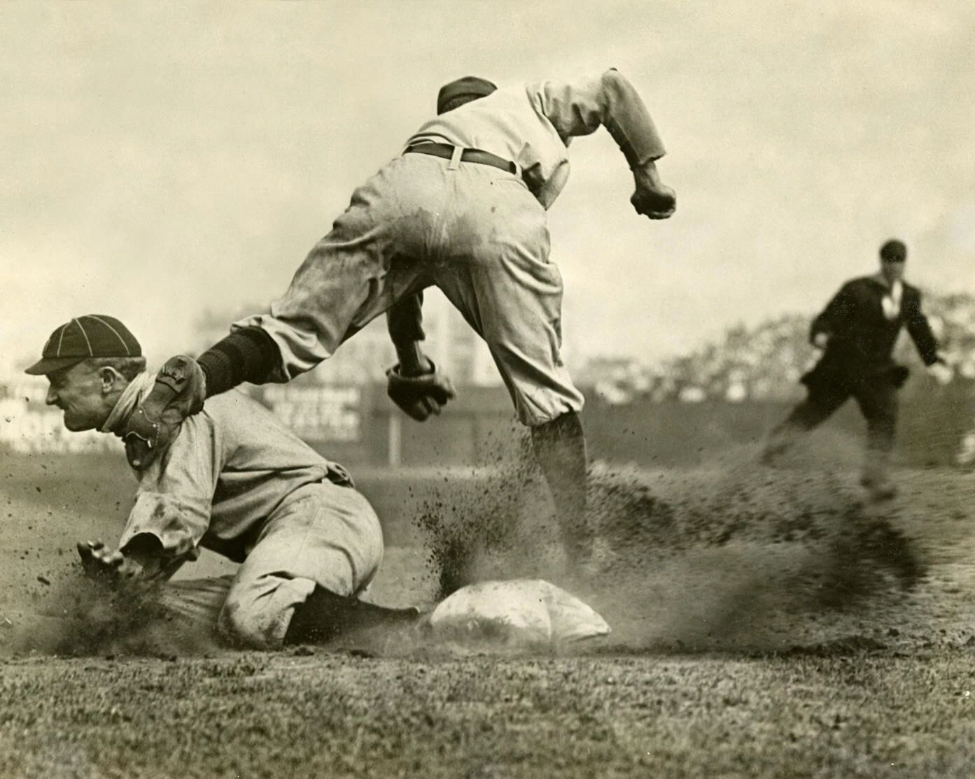Ty Cobb Magnet Detroit Tigers Baseball Picture Stealing Base Mlb
