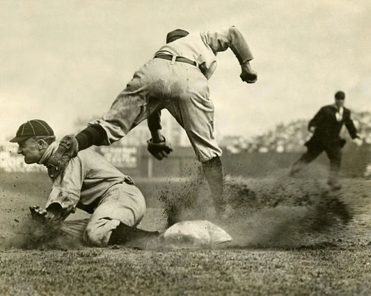 Ty Cobb Magnet Detroit Tigers Baseball Picture Stealing Base Mlb
