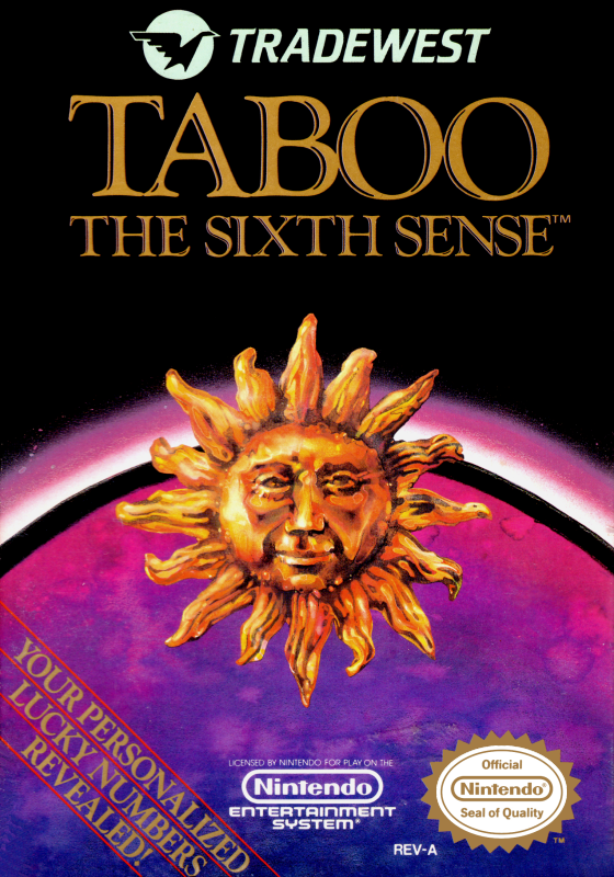 Taboo The Sixth Sense (Usa) Nes Print Poster