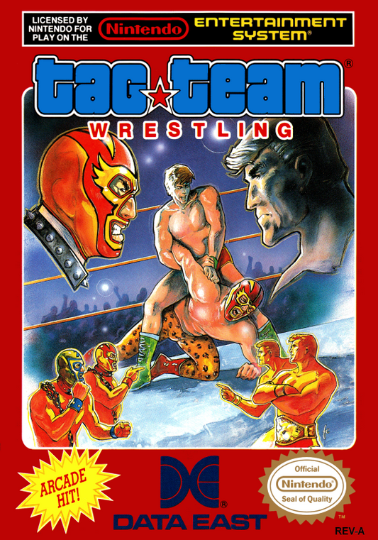 Tag Team Wrestling (Usa) Nes Print Poster
