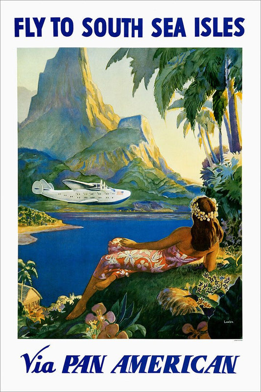 Tahiti Travel Cities Landscape Painting Print Jigsaw Puzzle