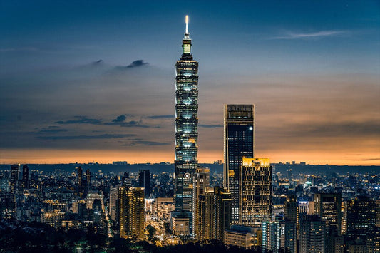 Taipei Cityscapes Night Time Art Wall Decor Jigsaw Puzzle