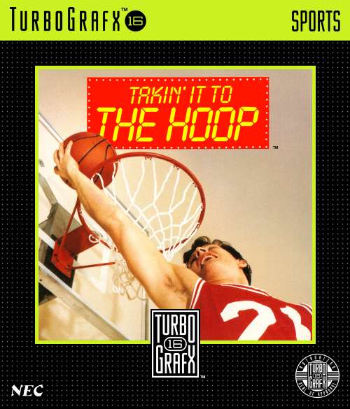Takin It To The Hoop Turbografx 16 Print Poster