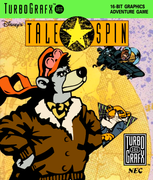 Tale Spin Turbografx 16 Print Poster