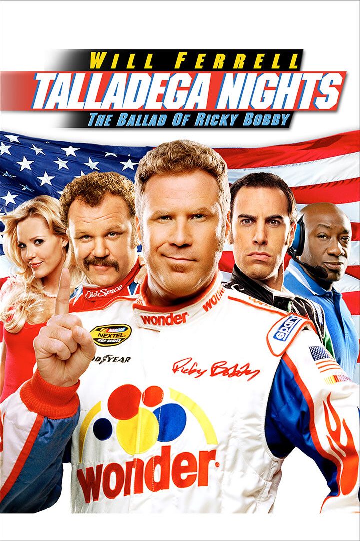 Talladega Nights Comedy Sports Cinema Film Movie Wall Art Home Poster