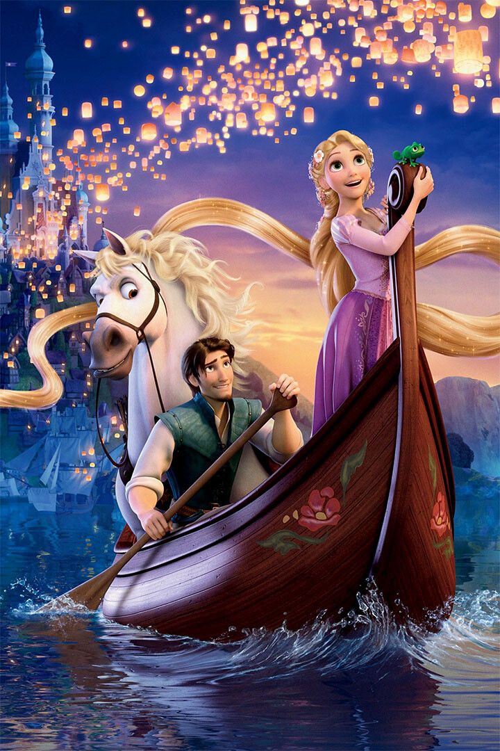 Tangled Animation Fantasy Movie Painting Jigsaw Puzzle