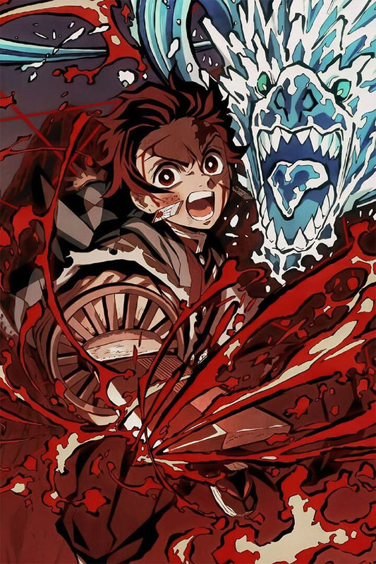 Tanjiro Demon Slayer Anime Adventure Action Jigsaw Puzzle