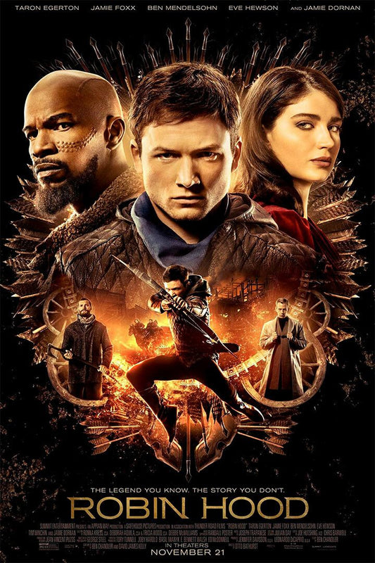 Taron Egerton Robin Hood Movie Adventure Drama Print Jigsaw Puzzle