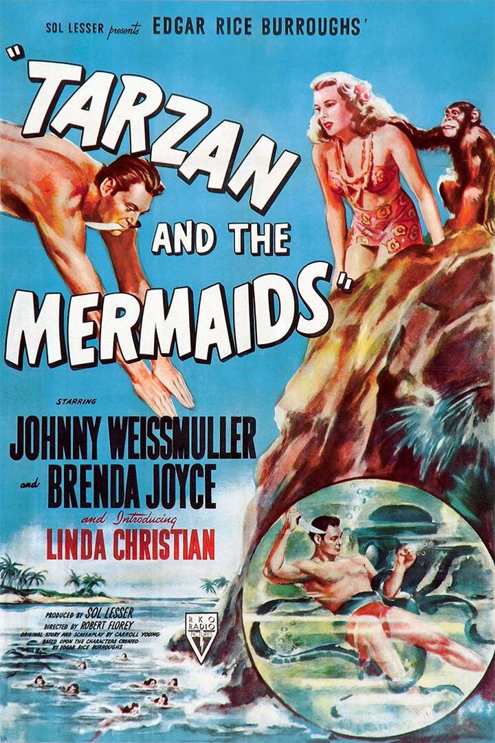 Tarzan And The Mermaids Classic Movie Action Adventure Jigsaw Puzzle