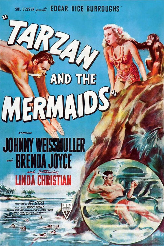 Tarzan And The Mermaids Classic Movie Action Adventure Jigsaw Puzzle