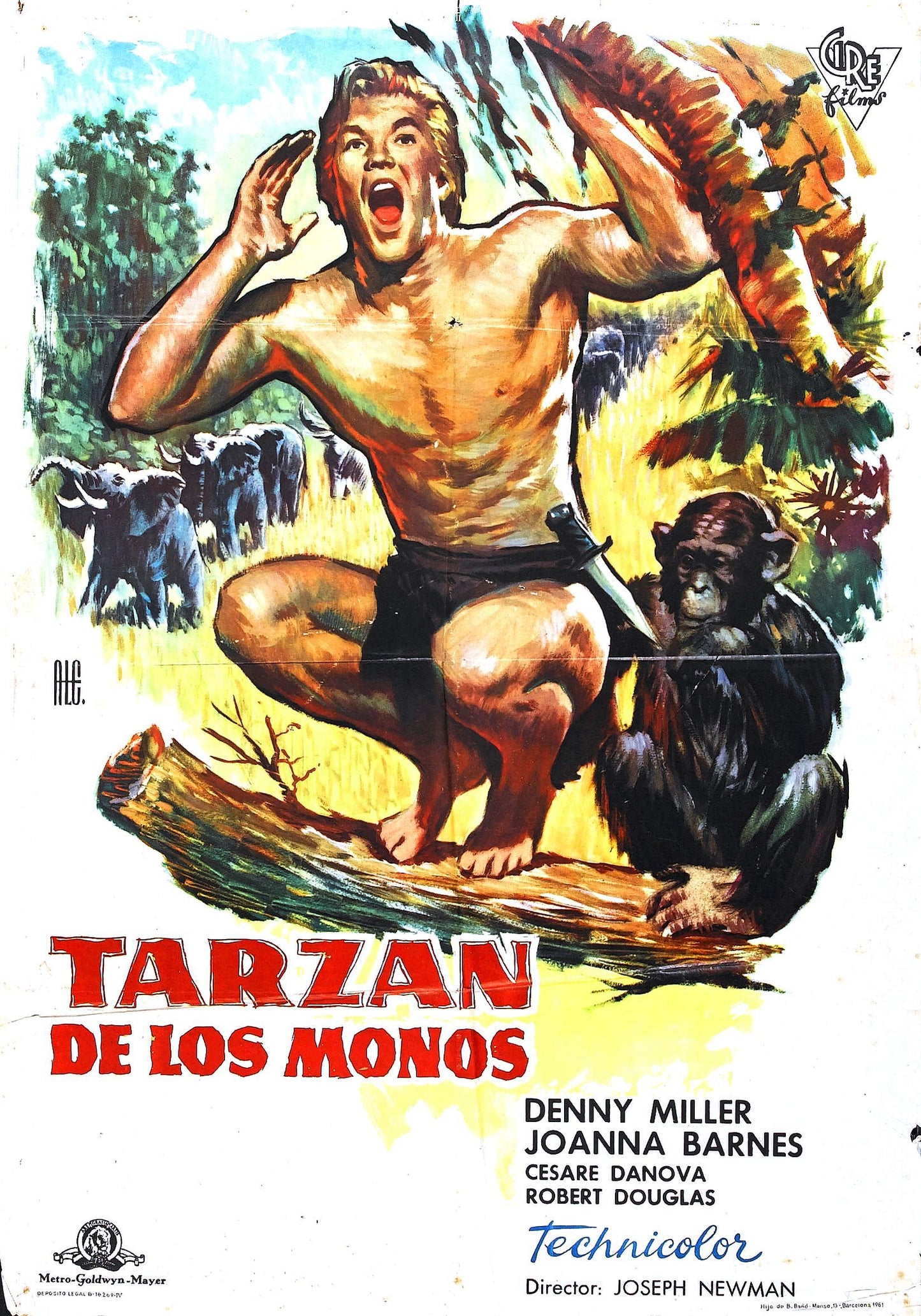 Tarzan Ape Man 1959 05 Movie Magnet