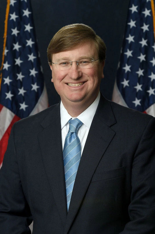 Tate Reeves Mississippi Governor Picture Keychain Keychain Banner