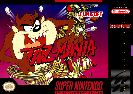 Taz Mania (Usa) Snes Print Poster