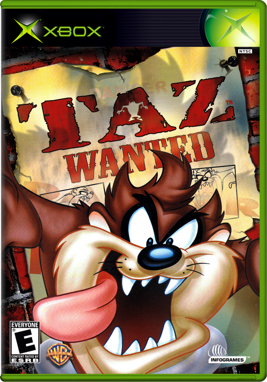 Taz Wanted Xbox Print Poster