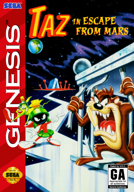 Taz In Escape From Mars (Usa) Genesis Print Poster