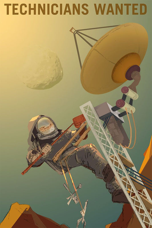 Technicians Wanted On Mars Nasa Space Exploration Travel Jigsaw Puzzle