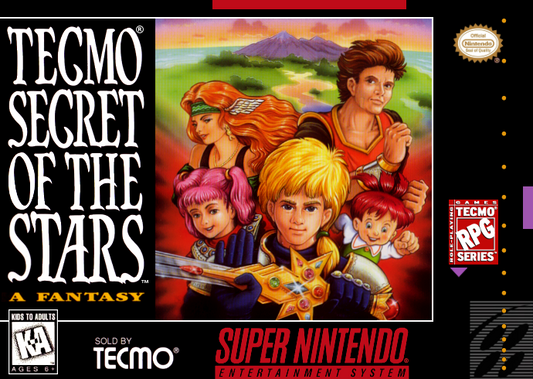 Tecmo Secret Of The Stars (Usa) Snes Print Poster