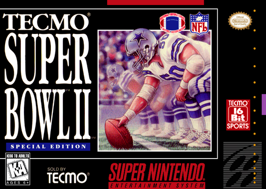 Tecmo Super Bowl Ii Special Edition (Usa) Snes Print Poster