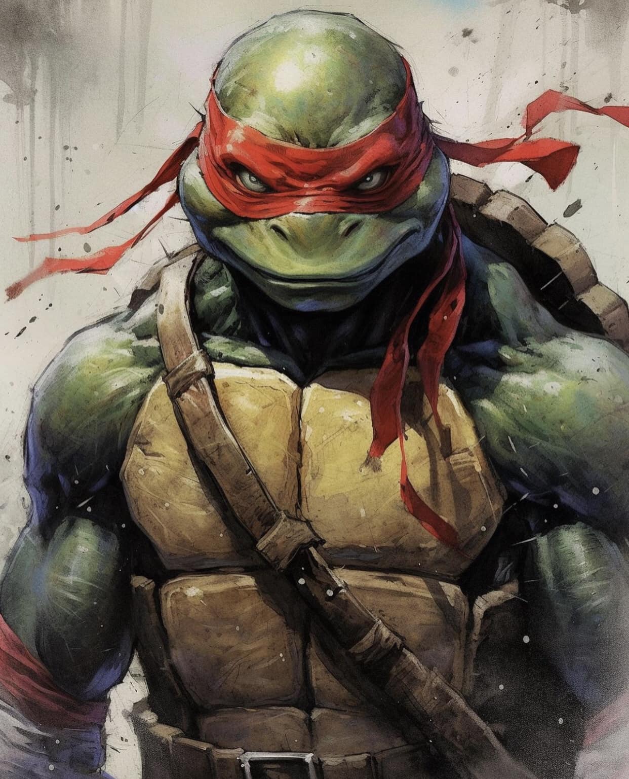 Teenage Mutant Ninja Turtle Raphael Portrait Jigsaw Puzzle