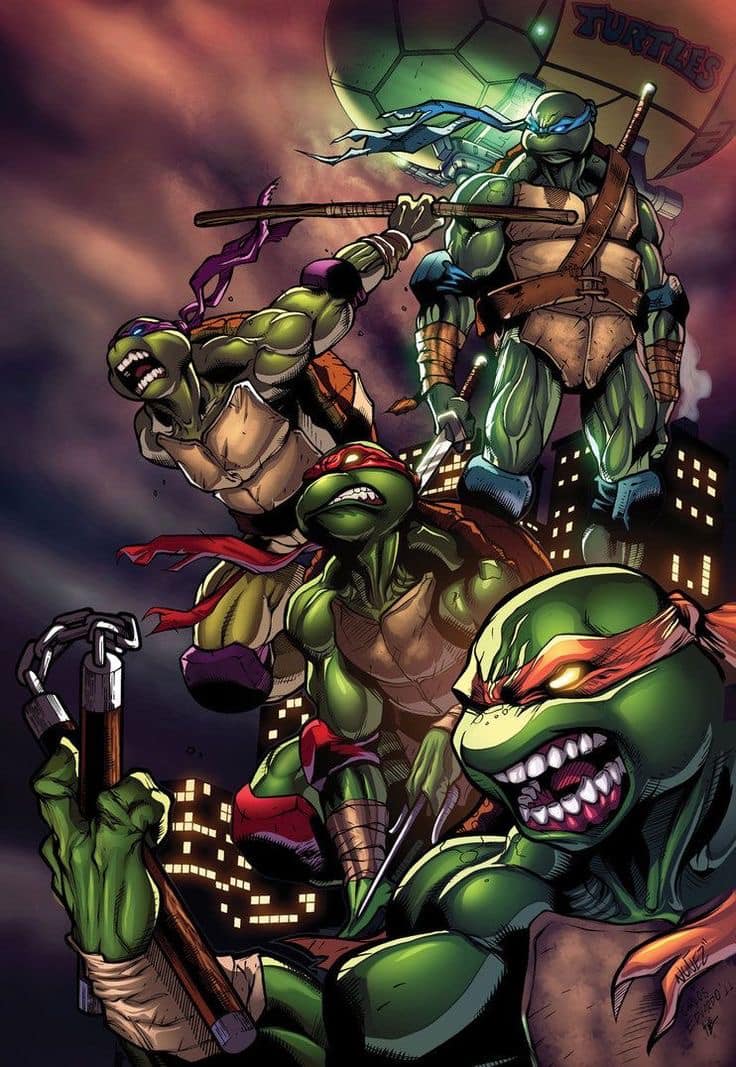 Teenage Mutant Ninja Turtles Action Scene Jigsaw Puzzle