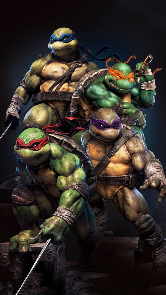 Teenage Mutant Ninja Turtles Group Portrait Print Poster