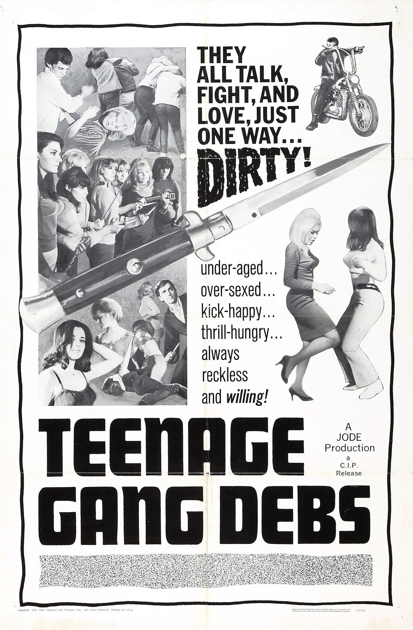 Teenage Gang Debs 01 Movie Magnet
