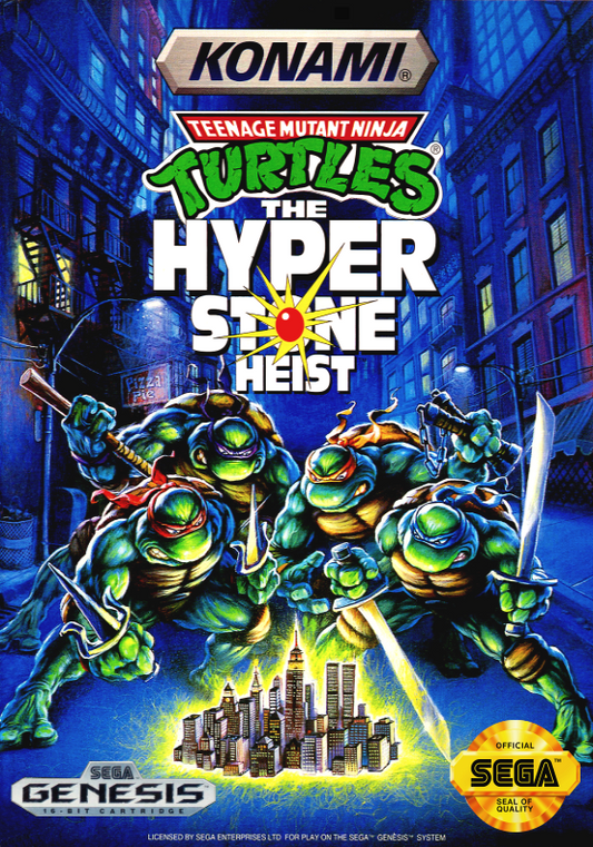 Teenage Mutant Ninja Turtles The Hyperstone Heist (Usa) Genesis Print Poster