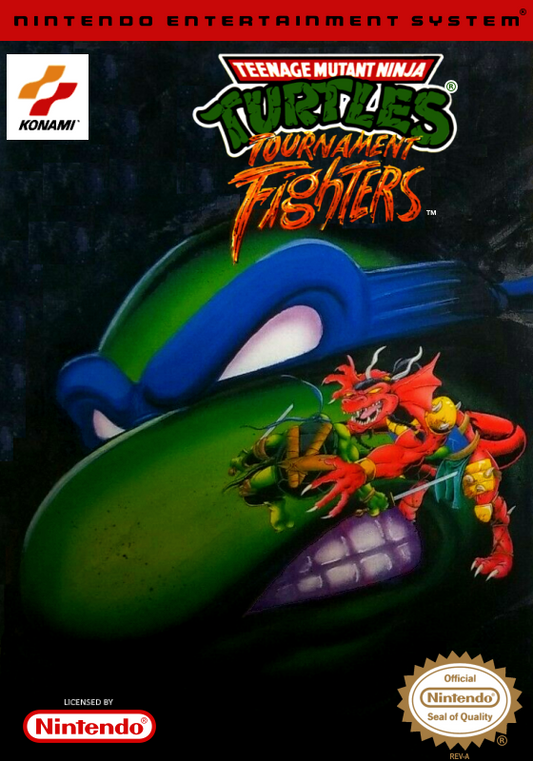 Teenage Mutant Ninja Turtles Tournament Fighters (Usa) Nes Print Poster