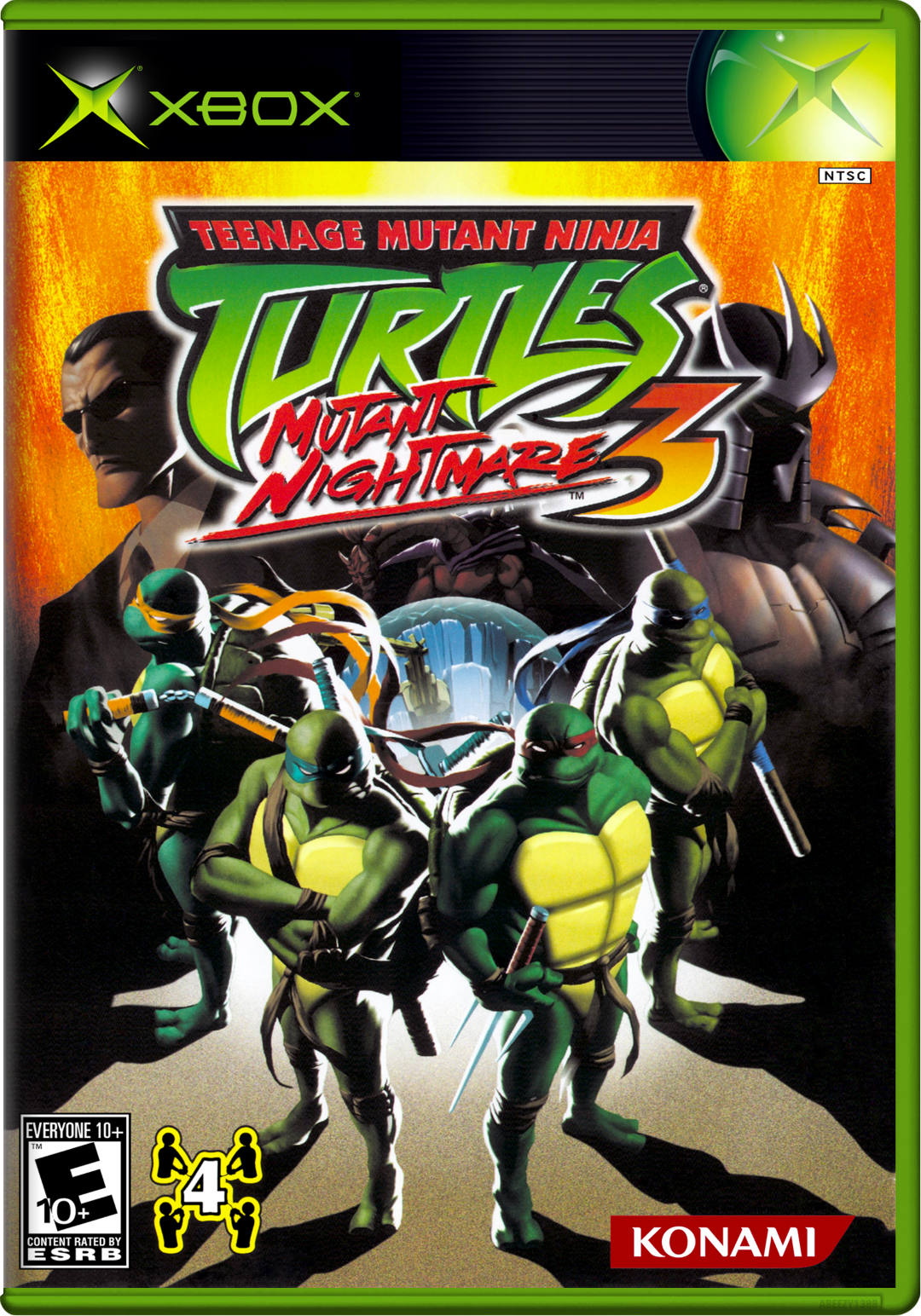 Teenage Mutant Ninja Turtles 3 Mutant Nightmare Xbox Print Poster