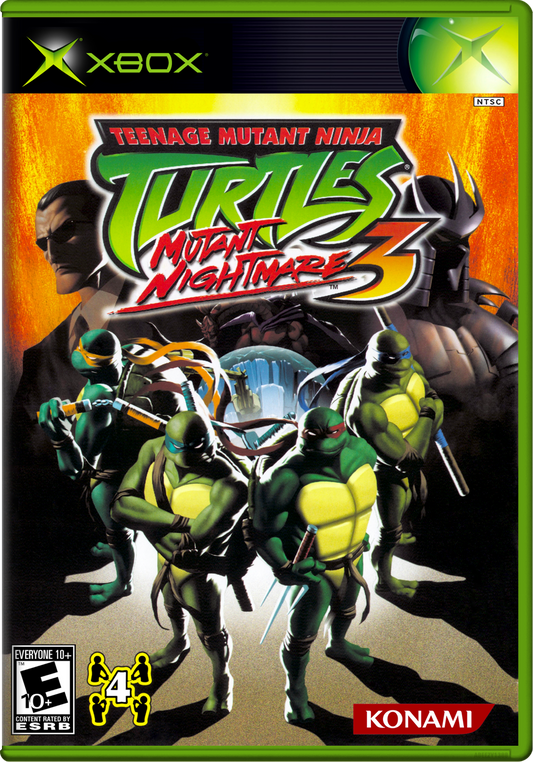 Teenage Mutant Ninja Turtles 3 Mutant Nightmare Xbox Print Poster