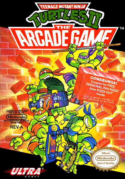 Teenage Mutant Ninja Turtles Ii (Usa) Nes Print Poster